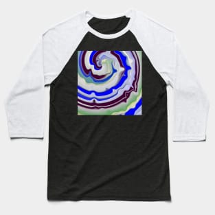 Melted spirals Baseball T-Shirt